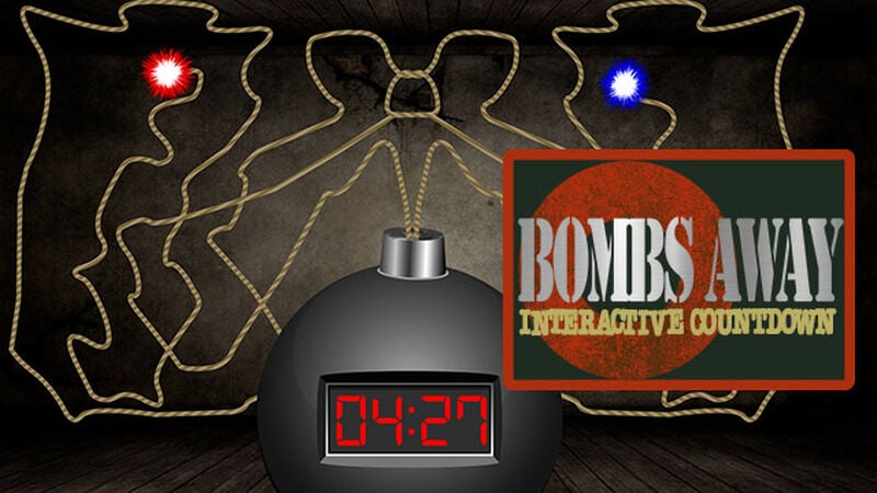 Bombs Away Interactive Countdown